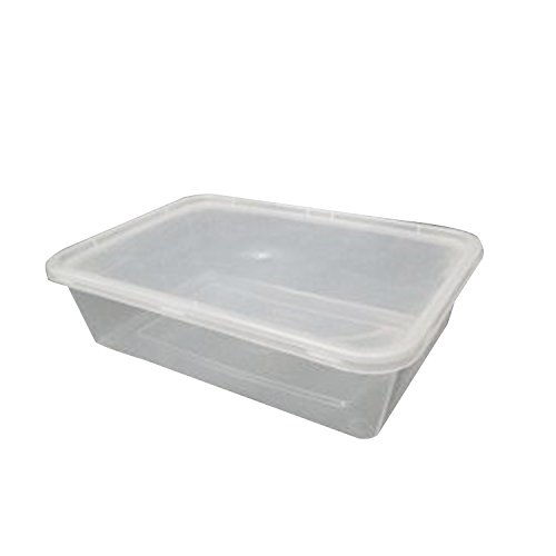 百事旺 环绿凯餐盒透明650ml 50个装