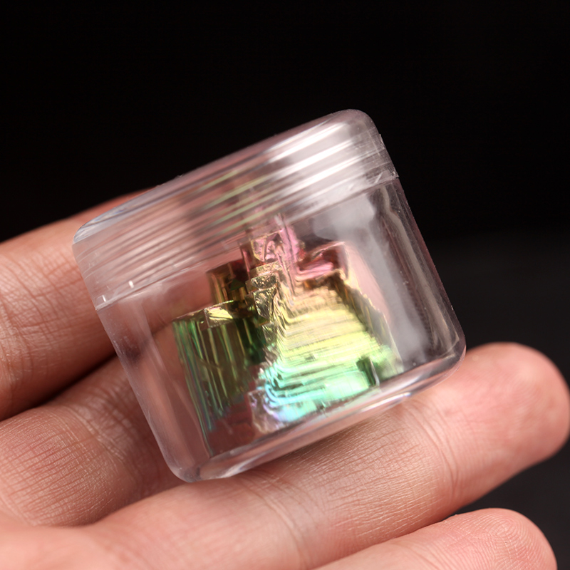 铋矿石晶体铋金属水晶矿物原石矿标 铋晶体摆件标本结晶 化学元素