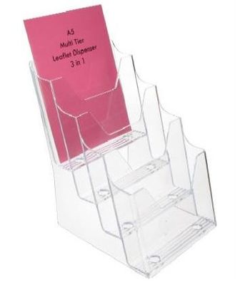 A5尺寸展架亚克力|保护文件用的透明盒|展示画册透明架|书架生产